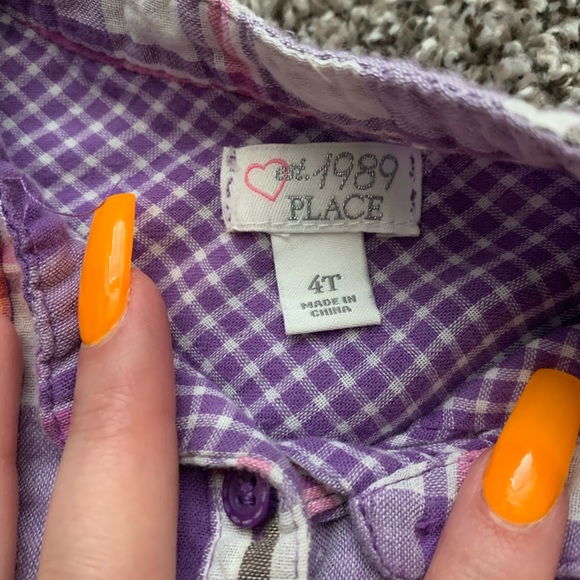 Girls 4T flannel - Picture 3 of 3